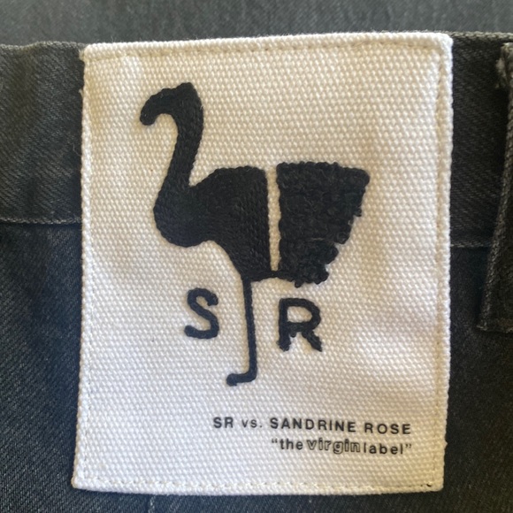 (B52) Free People x Sandrine Rose Wide Curve Leg Jeans in Rock, Size 27, NWT - Picture 8 of 14